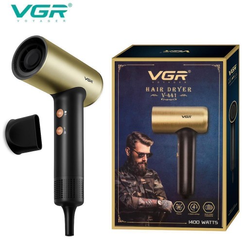 Фен професійний VGR V-441, 4 режими, насадка-концентратор, 1400 Вт