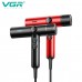 Фен професійний VGR V-401 RED, 40 рівнів обдування 70000 - 110000 RPM, 40 рівнів температури 60°C - 100°C, 3 насадки
