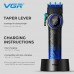 Акумуляторна машинка для стриження (clipper) VGR V-001 BLUE, 10 насадок, 9000 RPM, 4600 mAh, LED light, LED display Акумуляторна машинка для стриження (clipper) VGR V-001 BLUE, 10 насадок, 9000 RPM, 4600 mAh, LED light, LED display