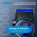 Акумуляторна машинка для стриження (clipper) VGR V-001 BLUE, 10 насадок, 9000 RPM, 4600 mAh, LED light, LED display Акумуляторна машинка для стриження (clipper) VGR V-001 BLUE, 10 насадок, 9000 RPM, 4600 mAh, LED light, LED display