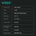 Тример V-260 RED, 3 насадки, 2000mAh, 9000 RPM, LED display Тример V-260 RED, 3 насадки, 2000mAh, 9000 RPM, LED display