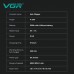 Акумуляторна машинка для стриження (clipper) VGR V-279 GREEN, 6 насадок, 9000 RPM, 2500 mAh, LED display Акумуляторна машинка для стриження (clipper) VGR V-279 GREEN, 6 насадок, 9000 RPM, 2500 mAh, LED display