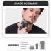 Електробритва VGR V-308 GREEN шейвер, подвійне лезо, 9000 RPM, LED Display Електробритва VGR V-308 GREEN шейвер, подвійне лезо, 9000 RPM, LED Display