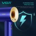 Фен професійний VGR V-445 BLUE, 3 рівні обдування, 4 рівні температури, 1600 Вт, 110000 RPM Фен професійний VGR V-445 BLUE, 3 рівні обдування, 4 рівні температури, 1600 Вт, 110000 RPM