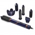 Фен-стайлер VGR 7 в 1 V-477 DARK BLUE, Professional, 7 насадок, 1400 Вт Фен-стайлер VGR 7 в 1 V-477 DARK BLUE, Professional, 7 насадок, 1400 Вт