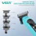 Тример VGR V-299 BLACK, 4 насадки, 9000RPM, 2000 mAh, 5 рівнів швидкості, LED display Тример VGR V-299 BLACK, 4 насадки, 9000RPM, 2000 mAh, 5 рівнів швидкості, LED display