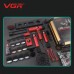 Комплект VGR STEPLERSS PRO 4 IN 1 RED, машинка для стрижки (Clipper), триммер, шейвер, фен Комплект VGR STEPLERSS PRO 4 IN 1 RED, машинка для стрижки (Clipper), триммер, шейвер, фен
