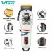 Акумуляторна машника для стриження (clipper) VGR V-699 WHITE, 4 насадки, LED display Акумуляторна машника для стриження (clipper) VGR V-699 WHITE, 4 насадки, LED display