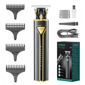 Тример VGR V-009 GOLD, TURBO-режим, 4 насадки, LED підсвічування Тример VGR V-009 GOLD, TURBO-режим, 4 насадки, LED підсвічування