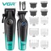 Комплект VGR 2 в 1 V-196&996 GREEN, акумуляторна машинка для стрижки (clipper) та триммер