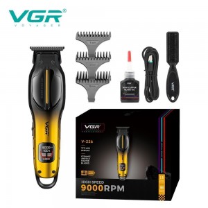 Тример VGR V-226 GOLD, 9000 RPM, 3 насадки, LED display Тример VGR V-226 GOLD, 9000 RPM, 3 насадки, LED display