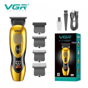 Тример VGR V-227 GOLD, 3 насадки, LED display Тример VGR V-227 GOLD, 3 насадки, LED display