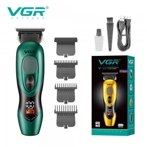Тример VGR V-227 GREEN, 3 насадки, LED display Тример VGR V-227 GREEN, 3 насадки, LED display