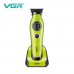 Тример VGR V-880T GREEN, EXTERNAL ROTOR MOTOR, MIM BLADE, 4 насадки, док-станція