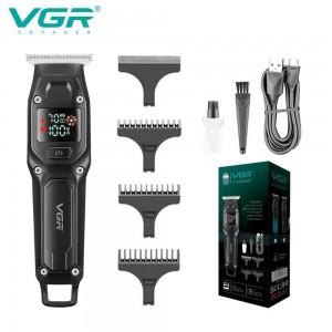 Тример VGR V-964 BLACK, 7000 RPM, 3 насадки, LED display