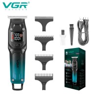 Тример VGR V-964 GREEN, 7000 RPM, 4 насадки, LED display Тример VGR V-964 GREEN, 7000 RPM, 4 насадки, LED display
