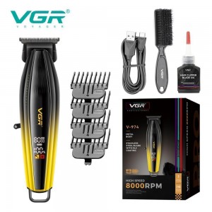 Тример VGR V-974 GOLD, 8000 RPM, 4 насадки, LED display Тример VGR V-974 GOLD, 8000 RPM, 4 насадки, LED display