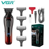 Тример VGR V-998 RED, 4 насадки, LED display Тример VGR V-998 RED, 4 насадки, LED display