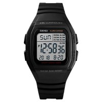 Годинники наручні 1278BK SKMEI, BLACK Годинники наручні 1278BK SKMEI, BLACK