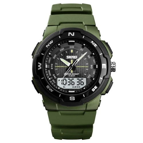 Годинники наручні 1454AG SKMEI, ARMY GREEN