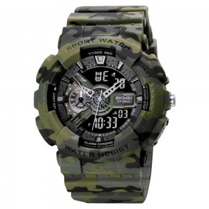 Годинники наручні 1688CMGN SKMEI, CAMO GREEN Годинники наручні 1688CMGN SKMEI, CAMO GREEN