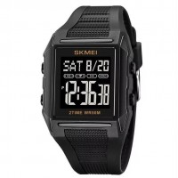 Годинники наручні 2257BKBK SKMEI, BLACK-BLACK Годинники наручні 2257BKBK SKMEI, BLACK-BLACK