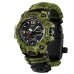 Годинники наручні 1155BAG SKMEI PARACORD, ARMY GREEN, Compass, термометр, свисток, кресало
