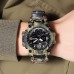 Годинники наручні 1155BCMGN SKMEI PARACORD, GREEN CAMO, Compass, термометр, свисток, кресало