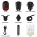 Велофара A5P-LED(red), виносна кнопка, Waterproof, ЗУ Type-C, Li-Ion акк., дзвінок Велофара A5P-LED(red), виносна кнопка, Waterproof, ЗУ Type-C, Li-Ion акк., дзвінок