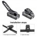Велофара BK02, 500LM, Waterproof, ЗП microUSB, Li-Ion акумулятор, індикація заряду