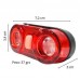 Велоліхтар DMFL-535-2LED STOP, Li-Ion акумулятор, ЗУ Type-C Велоліхтар DMFL-535-2LED STOP, Li-Ion акумулятор, ЗУ Type-C