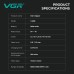 Акумуляторна машинка для стрижки (clipper) VGR V-668, VECTOR MOTOR 8000-11000 RPM, 6 насадок, LED display Акумуляторна машинка для стрижки (clipper) VGR V-668, VECTOR MOTOR 8000-11000 RPM, 6 насадок, LED display