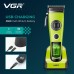 Акумуляторна машинка для стрижки (clipper) VGR V-880C BLACK, EXTERNAL ROTOR MOTOR, MIM BLADE, 11 насадок, док-станція Акумуляторна машинка для стрижки (clipper) VGR V-880C BLACK, EXTERNAL ROTOR MOTOR, MIM BLADE, 11 насадок, док-станція