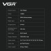 Акумуляторна машинка для стрижки (clipper) VGR V-880C BLACK, EXTERNAL ROTOR MOTOR, MIM BLADE, 11 насадок, док-станція Акумуляторна машинка для стрижки (clipper) VGR V-880C BLACK, EXTERNAL ROTOR MOTOR, MIM BLADE, 11 насадок, док-станція