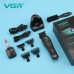 Тример VGR V-880T BLACK, EXTERNAL ROTOR MOTOR, MIM BLADE, 4 насадки, док-станція Тример VGR V-880T BLACK, EXTERNAL ROTOR MOTOR, MIM BLADE, 4 насадки, док-станція