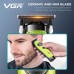 Тример VGR V-880T GREEN, EXTERNAL ROTOR MOTOR, MIM BLADE, 4 насадки, док-станція Тример VGR V-880T GREEN, EXTERNAL ROTOR MOTOR, MIM BLADE, 4 насадки, док-станція