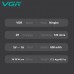 Тример VGR V-975 GREEN, 4 насадки, LED display