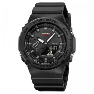 Годинники наручні 2351BKBK SKMEI, BLACK-BLACK Годинники наручні 2351BKBK SKMEI, BLACK-BLACK