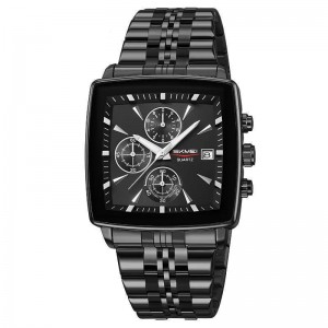 Годинники наручні 2434BKSI SKMEI, BLACK-SILVER Годинники наручні 2434BKSI SKMEI, BLACK-SILVER