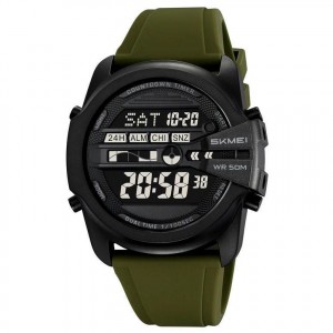 Годинники наручні 2442AG SKMEI, ARMY GREEN Годинники наручні 2442AG SKMEI, ARMY GREEN
