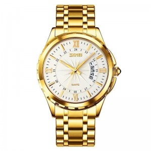 Годинники наручні 9069GDWT SKMEI, GOLD-WHITE Годинники наручні 9069GDWT SKMEI, GOLD-WHITE