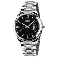 Годинники наручні 9069SIBK SKMEI, SILVER-BLACK Годинники наручні 9069SIBK SKMEI, SILVER-BLACK