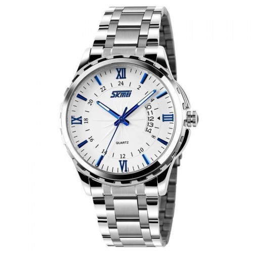Годинники наручні 9069SIBU SKMEI, SILVER-BLUE
