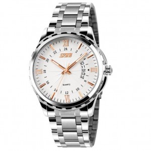 Годинники наручні 9069SIRG SKMEI, SILVER-ROSE GOLD Годинники наручні 9069SIRG SKMEI, SILVER-ROSE GOLD