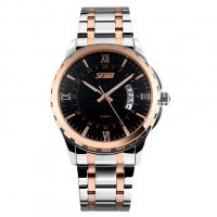 Годинники наручні 9069TRGBK SKMEI, ROSE GOLD - BLACK