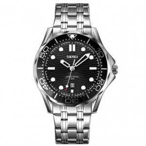 Годинники наручні 9276SSIBK SKMEI, SILVER-BLACK Годинники наручні 9276SSIBK SKMEI, SILVER-BLACK