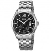 Годинники наручні 9319SIBK SKMEI, SILVER-BLACK Годинники наручні 9319SIBK SKMEI, SILVER-BLACK