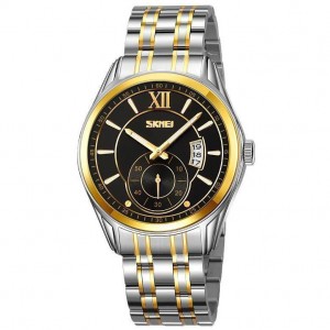 Годинники наручні 9319TGDBK SKMEI, GOLD-BLACK Годинники наручні 9319TGDBK SKMEI, GOLD-BLACK
