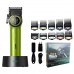Акумуляторна машинка для стриження (clipper) VGR V-001 GREEN, 10 насадок, 9000 RPM, 4600 mAh, LED light, LED display Акумуляторна машинка для стриження (clipper) VGR V-001 GREEN, 10 насадок, 9000 RPM, 4600 mAh, LED light, LED display