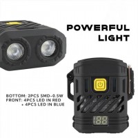 Ліхтар MULTIFUNCTIONAL D53-2LED, Li-Ion акумулятора, індикація заряду, запальничка, ЗП Type-C, Box